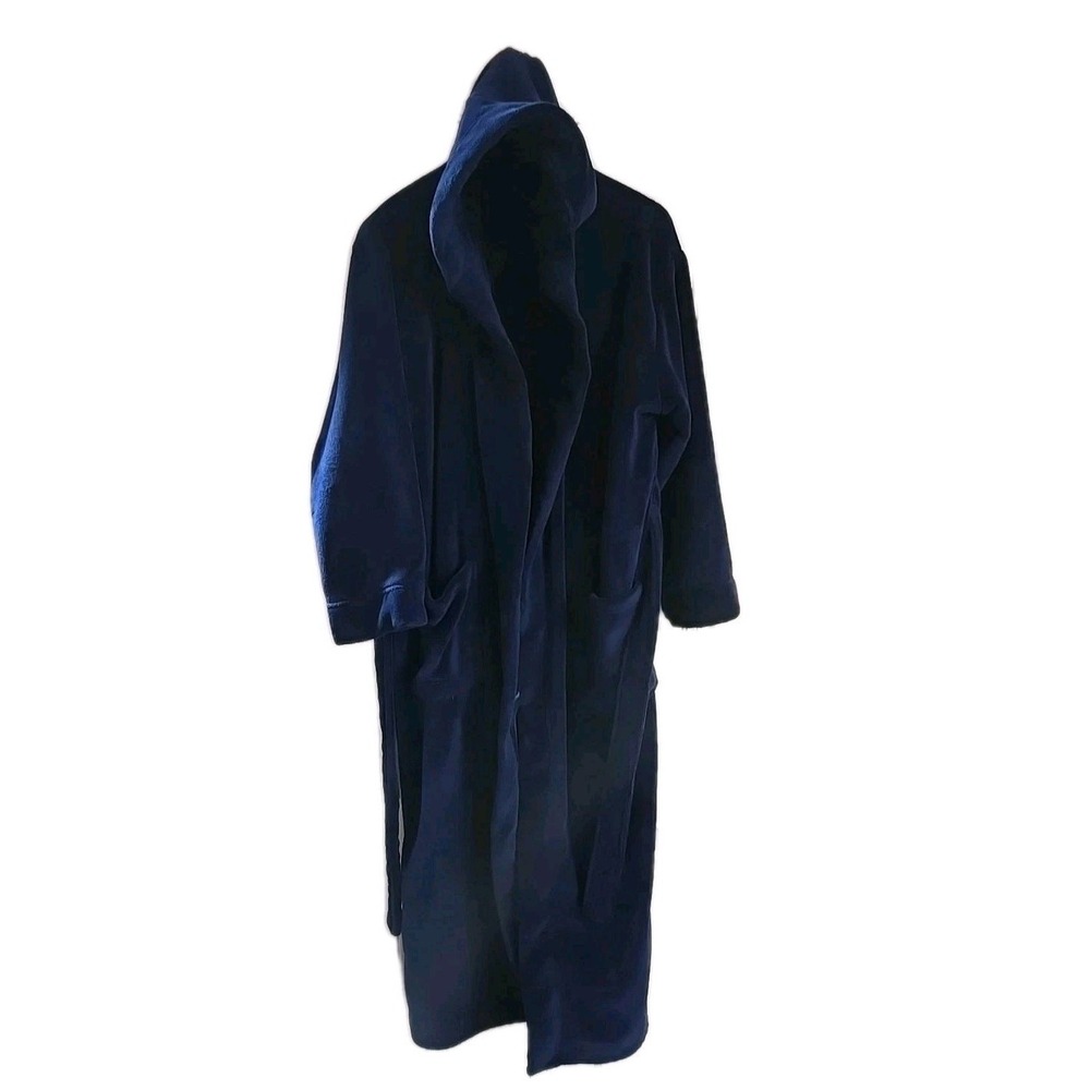 Alexander Del Rossa Womens Winter Fleece Robe S/M Long Plush Hooded‎ Pajama Gown